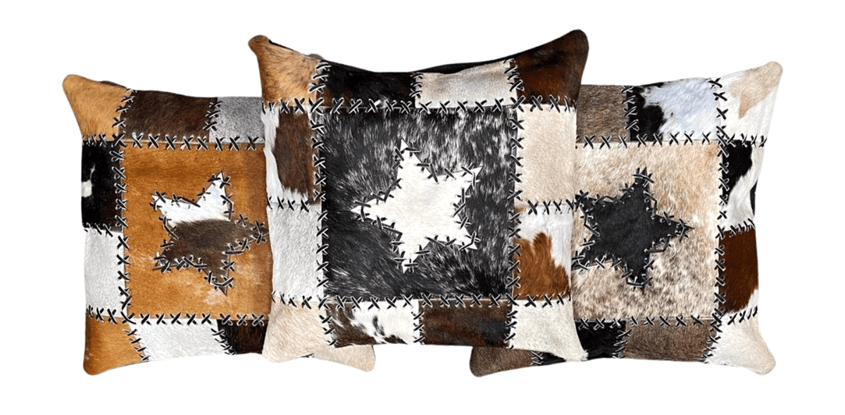 Cowhide Pillow Cover | Full-Hide Hair-On – 16 x 16 in
