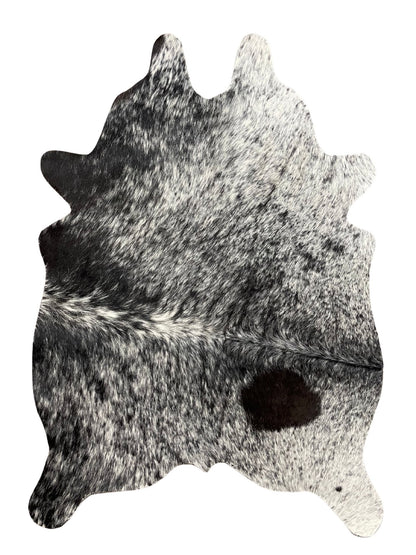 Mini Cowhide Rug | Bi-Color Cut-Out Hair-On – 30×40 in