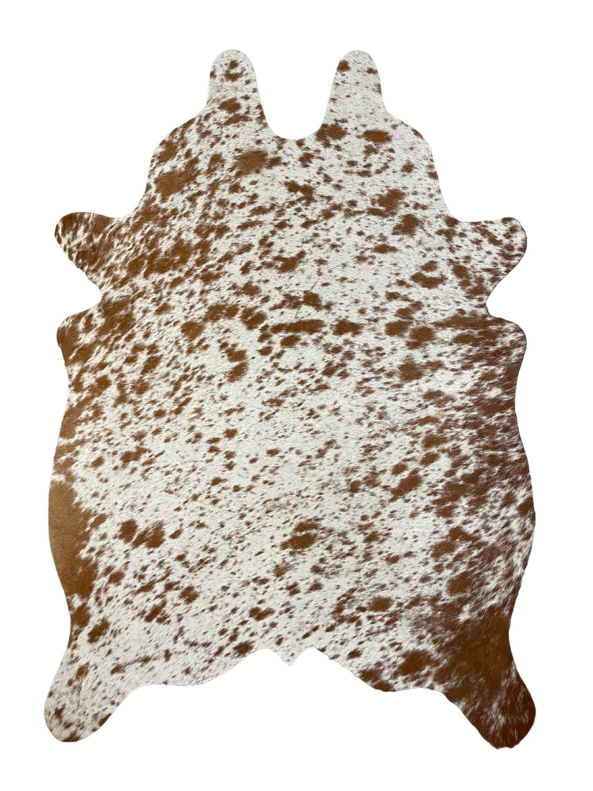 Mini Cowhide Rug | Bi-Color Cut-Out Hair-On – 30×40 in