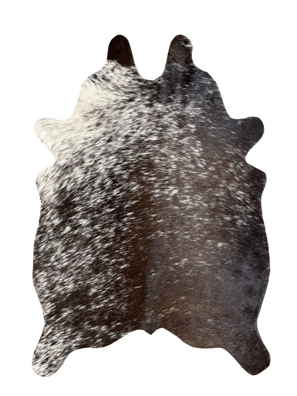Mini Cowhide Rug | Bi-Color Cut-Out Hair-On – 30×40 in