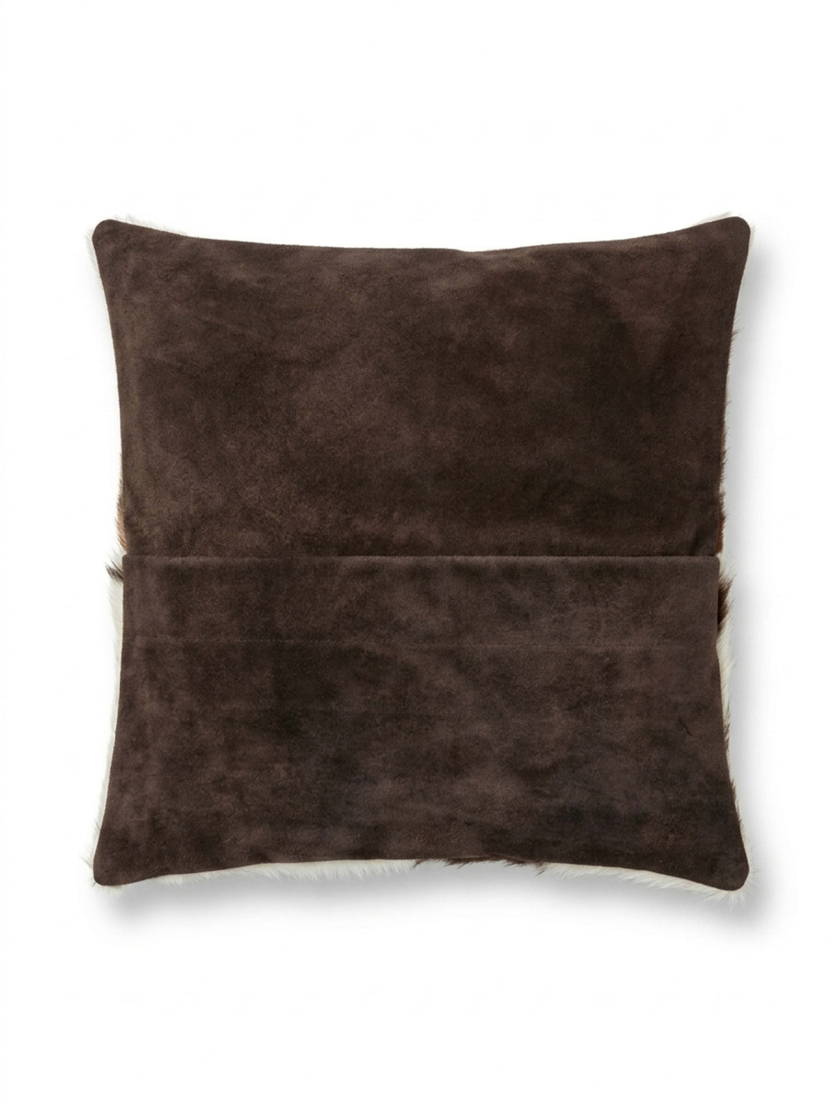 Cowhide Patchwork Pillow Cover | Tricolor Hair-On – 20x20 — additional view