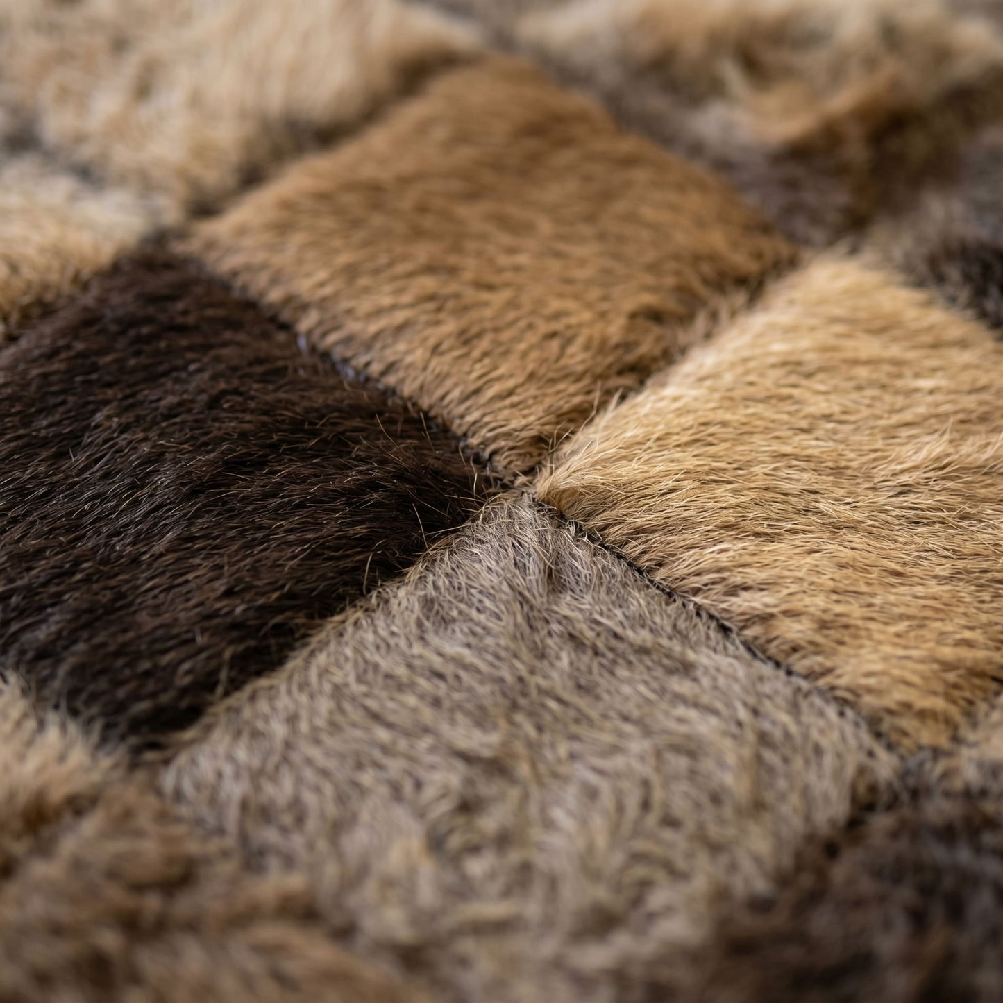 Bison Hide Rug | Hair-On – Small 3x2 ft Natural American — additional product photo