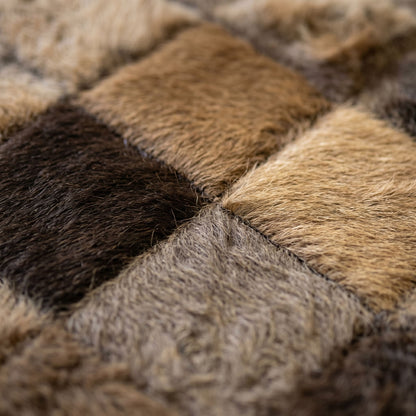 Bison Hide Rug | Hair-On – Small 3x2 ft Natural American — additional product photo