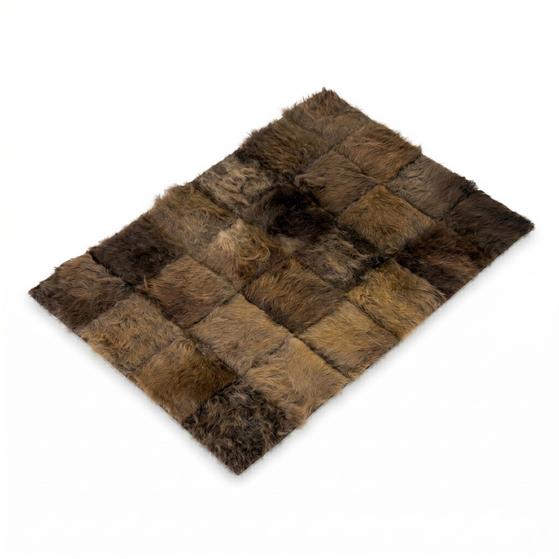 Bison Hide Rug | Hair-On – Small 3x2 ft Natural American — additional product photo