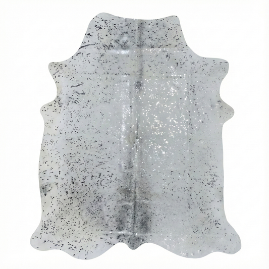 Cowhide Rug Hair-On Decorative Metallic - Premium Quality Durable Large