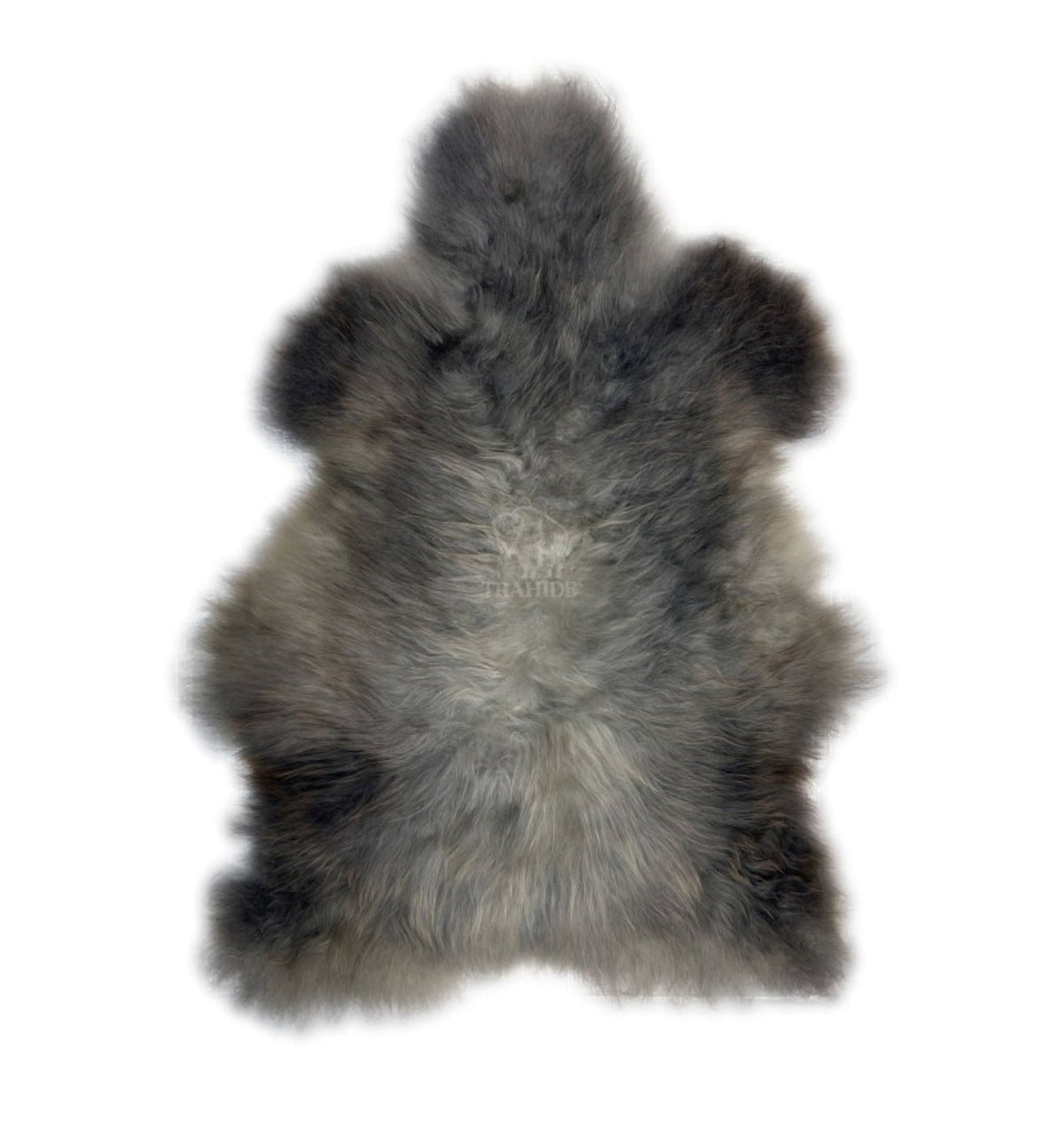 Norwegian Sheepskin | Graphite Gray Long-Hair Viking Heritage - 4' x 2.5'